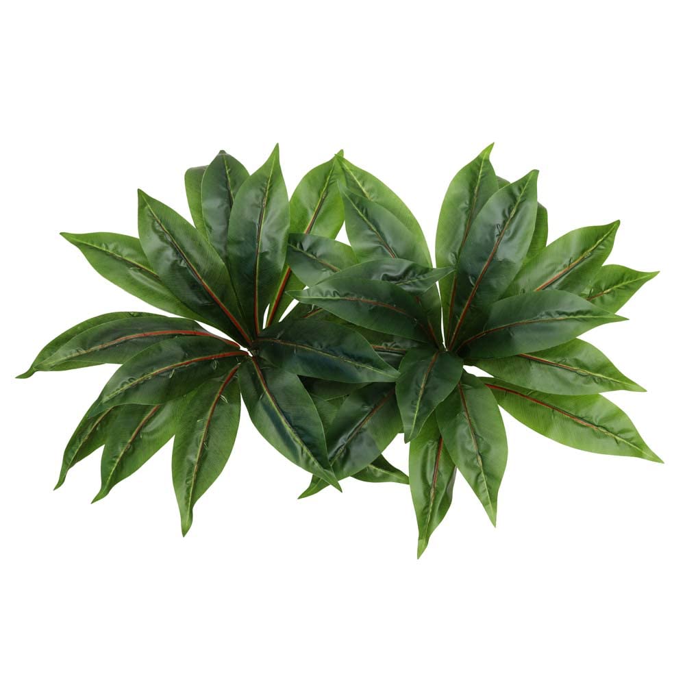 Yatai DecorPack of 2 Dracaena Janet Craig Compacta Bunch Artificial Plants Leaf Branches Wholesale Fake Flowers Plastic Plants for Home Indoor Table Vase Centerpiece Ornaments