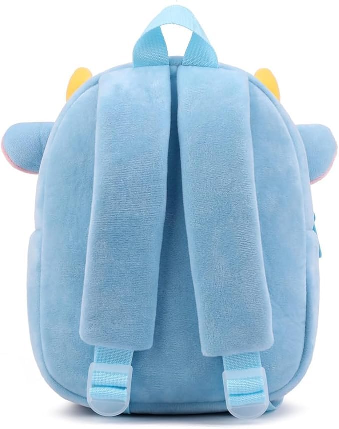 Image of MELVIS Cute Kids Backpack Toddler Bag | Plush Cartoon Mini Travel Bag for Baby Girl & Boy (1-5 Years) | Small Preschool Nursery Bag