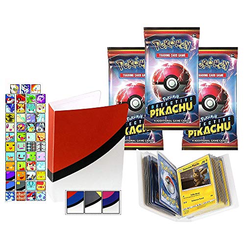 Totem World 3 Detective Pikachu Booster Pack Set With a Totem Mini Binder