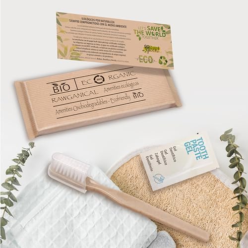 Dental Set, Zahnbürste und Zahncreme| Öko Dental-Set einzeln verpackt| Für Hotels, Reisen und Events|Zahnpflege Sets| 50 Stück – Bild 5
