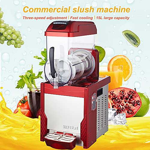Kommerzielle Slusheis Maschine, Slush Eismaschine, Slushie-Maschine für Home Supermärkte Cafés Bäckereien Bars… – Bild 3