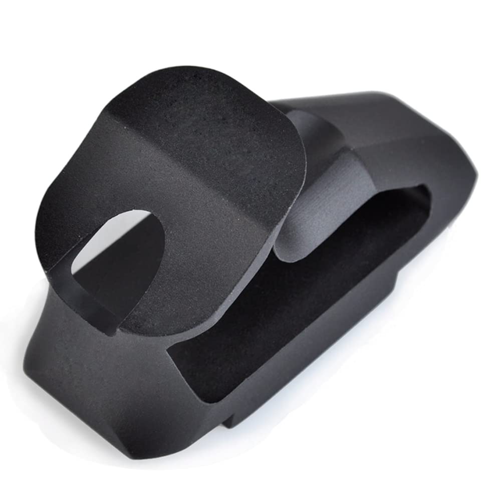 Picatinny Impugnatura Frontale Airsoft,CNC Tattico Impugnatura Verticale ad Angolo Corta Airsoft Impugnatura Anteriore per il Sistema di Guida Picatinny da 20 mm (Nero)