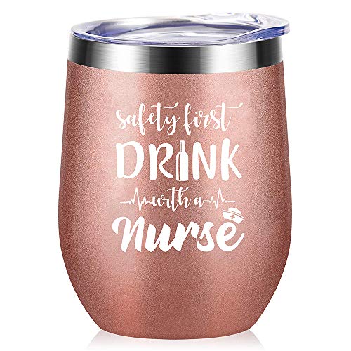 Tom Boy Nurse Gifts for Women – Safety First Drink With A Nurse