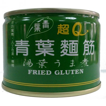 《青葉》特級麺筋(180g/缶)（湯葉のうま煮）-ベジタリアン用- 《台湾 お土産》 [並行輸入品]のサムネイル