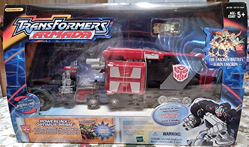 Transformers Armada Optimus Prime w/ corona sparkplug (final battle)