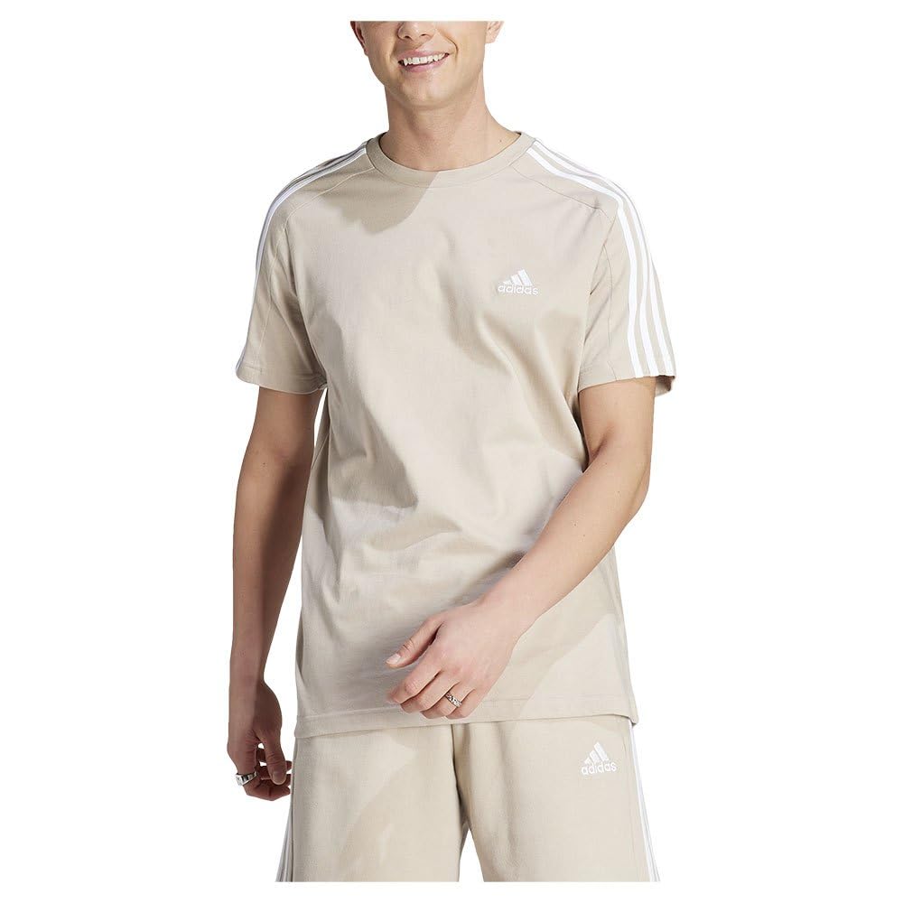 adidas Essentials Single Jersey 3-Stripes tee Camiseta de Manga Corta Hombre (Pack de 1) — view 17
