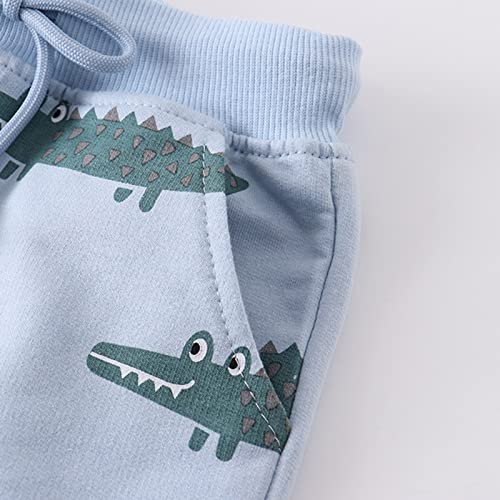 Toddler Girls Boys Kids Sport Cartoon Prints Casual Shorts Fashion Beach Cargo Pants Shorts Clothes for Boys Size3