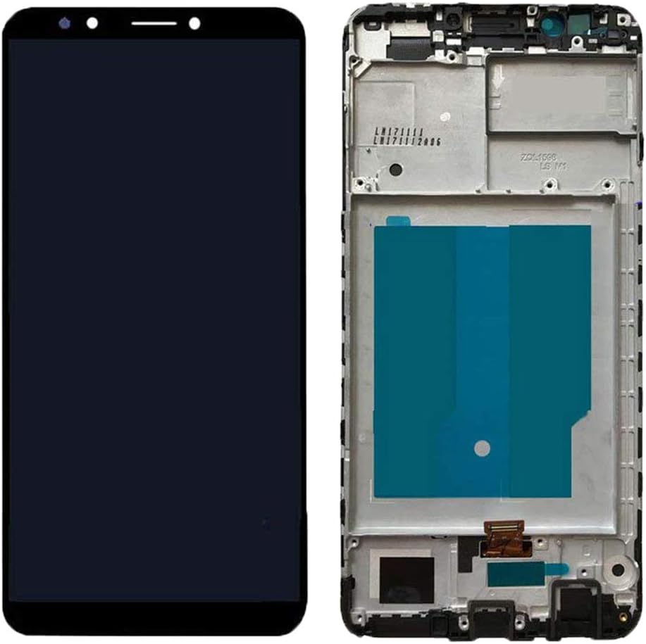 LCD Display Screen Digitizer Touch Screen Assembly with Frame Replacement for Huawei Y7 2018 LDN-L01 LDN-LX3/Y7 Prime 2018 LDN-LX2 LDN-L21 LDN-TL10/Y7 Pro 2018/Nova 2 lite 5.99Inch Black