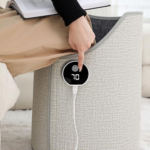 Calefactor Eléctrico Portátil con Manta y 5 Niveles de Calor miniatura 3