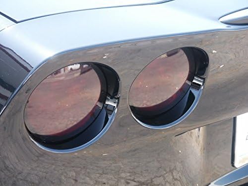 C6-TL-1 - FITS: 2005 to 2013 C6 Corvette Smoked Vinyl Tail Light Overlay kit tints