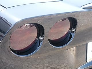 Aggressive Overlays C6-TL-1 - FITS: 2005 to 2013 C6 Corvette Smoked Vinyl Tail Light Overlay kit tints