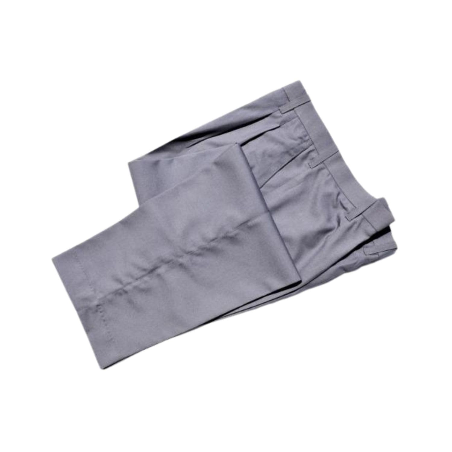 White Cotton Trousers for Kids, Regular Fit