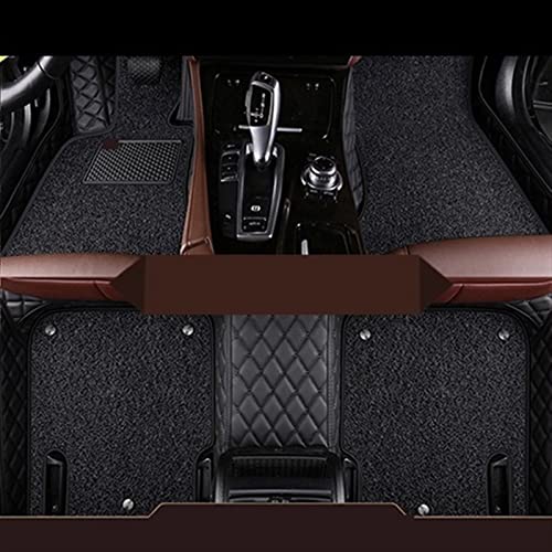 Tapis de sol voiture personnalisés en cuir Monza 2020 noir élégant