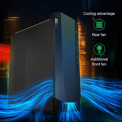 Image of Lenovo IdeaCentre Gaming 5 Desktop (AMD Ryzen 5 5600G /8GB /512GB SSD /Windows 11 /NVIDIA GeForce GTX 1660 Super 6GB GDDR6) 90RW005DIN 24 inch FHD IPS, 165 Hz, 0.5ms, AMD Freesync Gaming Monitor G24