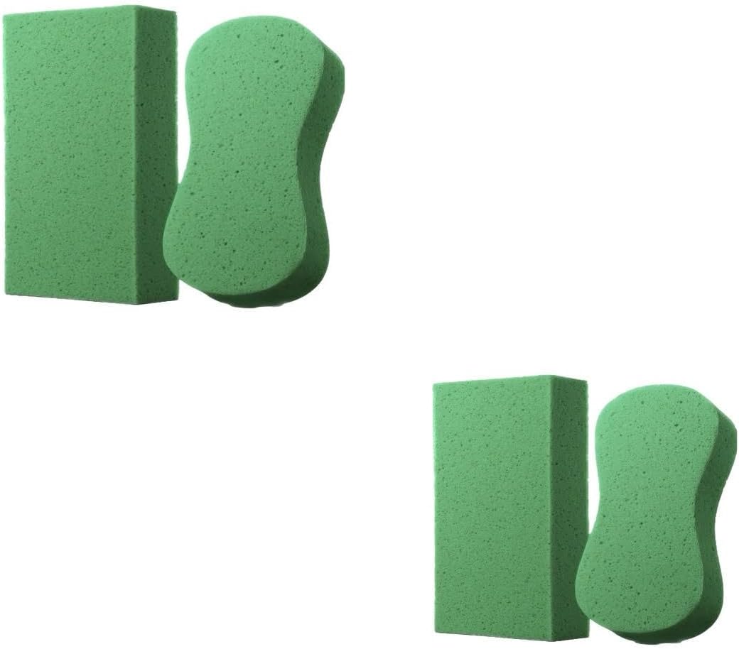 Large Multi-Purpose Sponges - 4 Pack, Perfect for Car Wash & Household Cleaning, Ideal for Tile Grout & Painting