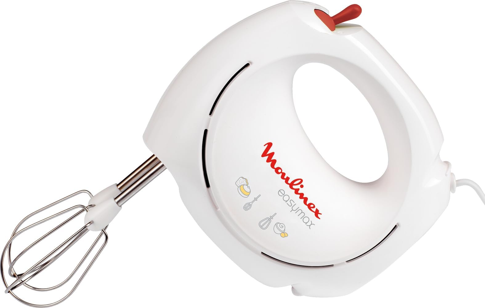 ABM11A30 Electric Hand Mixer, Plastic, White/Red