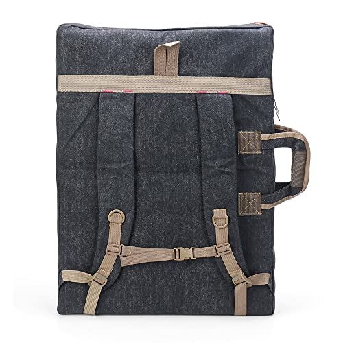 Transon 1812020050011 Art Portfolio Case Artist Backpack Canvas Bag Large 26 Inch X 19.5"Black Color thumb #2