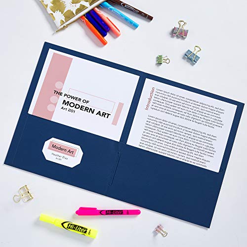 Avery 47985 Two Pocket Folders, Holds Up To 40 Sheets, Business Card Slot thumb #2