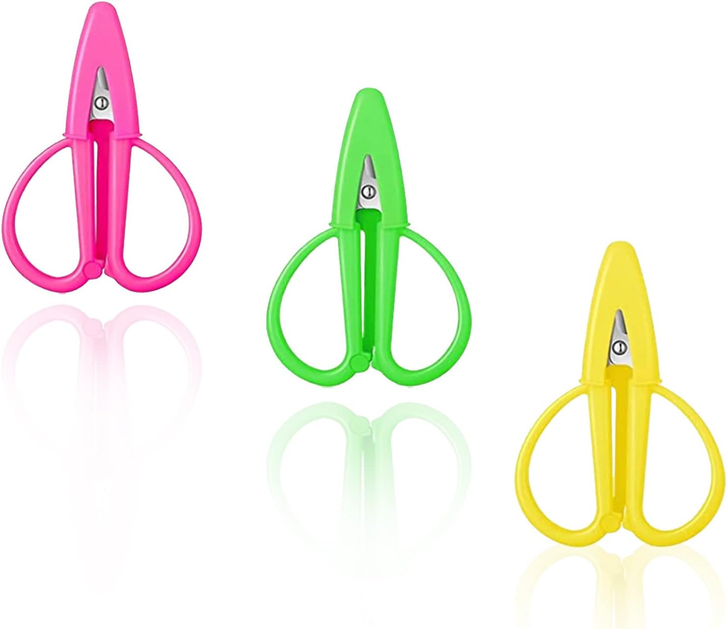 Amazon.com: 3 Pack Mini Scissors Set - Travel-Sized Tiny Small Scissors ...