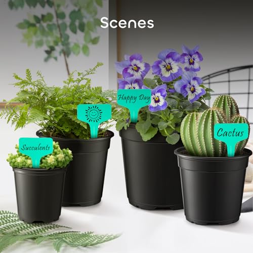 Growneer Nursery Pots With Drainage Holes Pack Of 24 Pots 3.5/4.5/5.5/6.5 Inch And Plant Label Flexible Seedling Pots Seed Starting Planter For Indoor Outdoor thumb #9