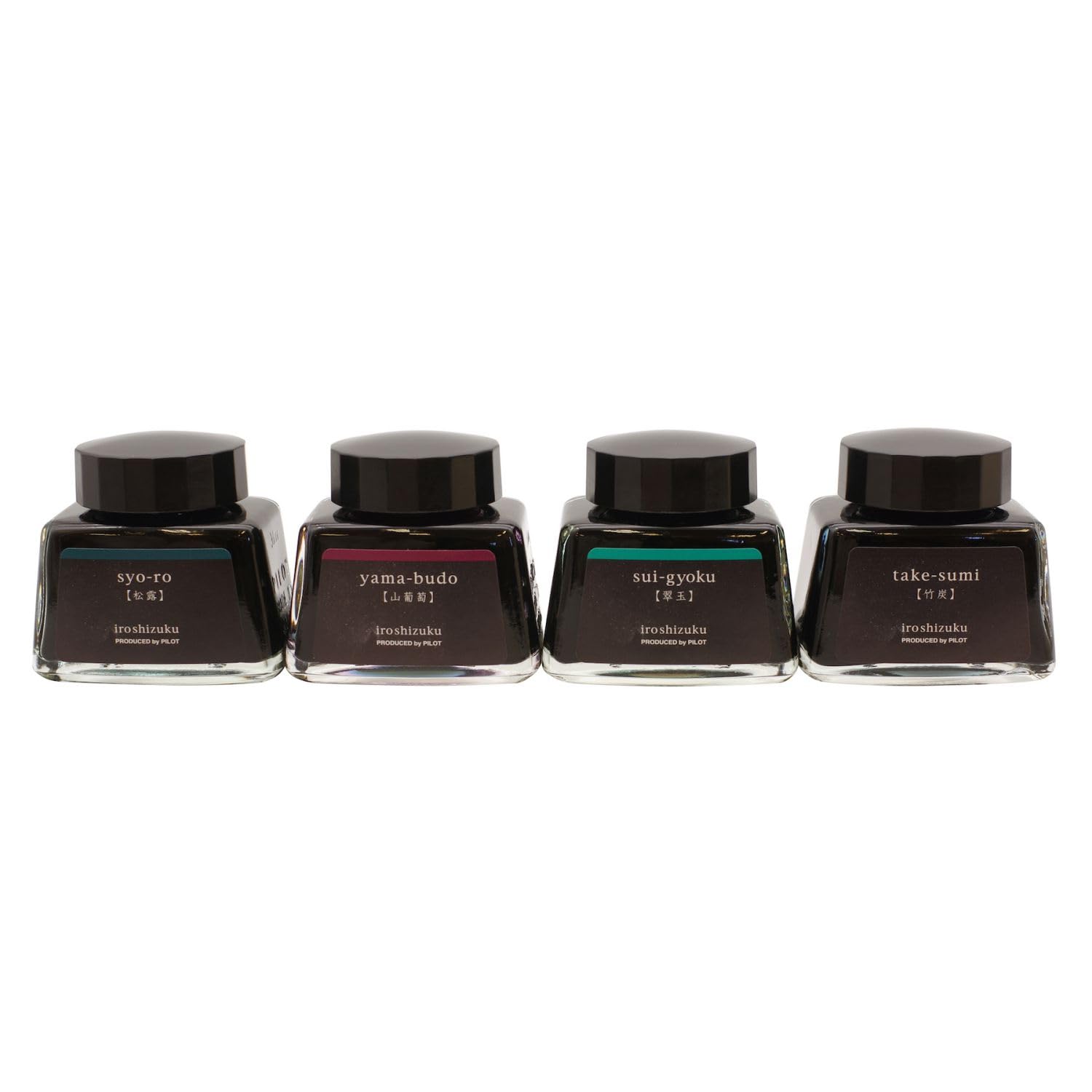 Amazon | 限定 万年筆ボトルインク 30ml 色彩雫4色セット【宵】 INK