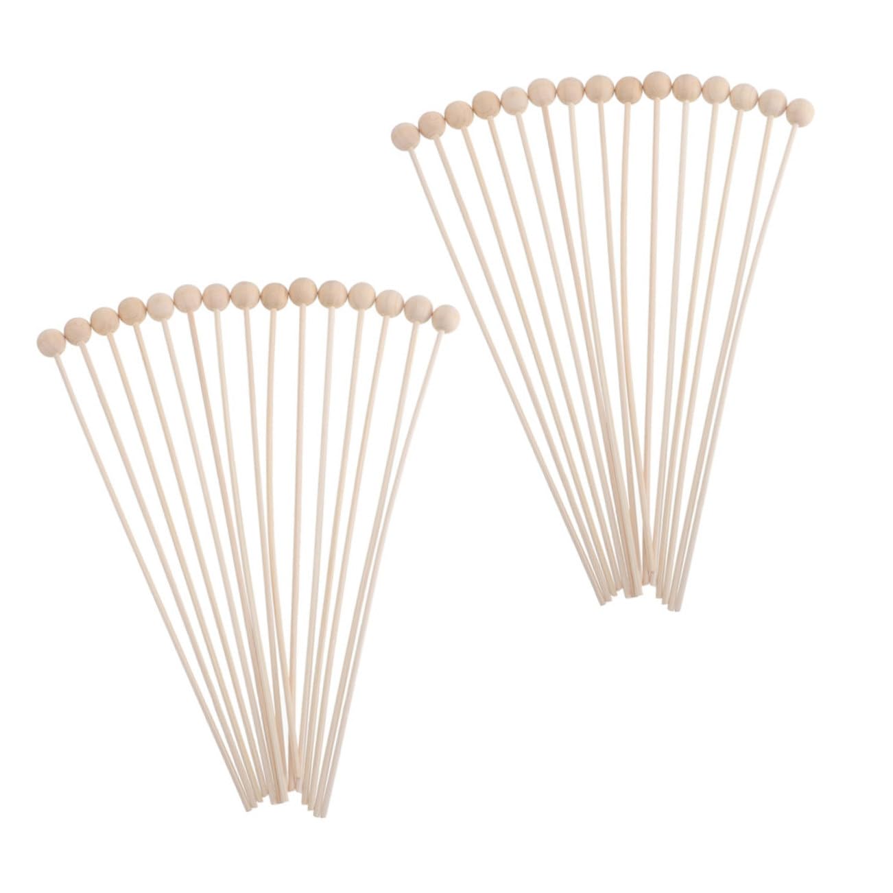 PRETYZOOM 30pcs Rattan Wood Diffuser Sticks for Fragrance Replacement Wands for Home Decoration and Relaxation for Any Room