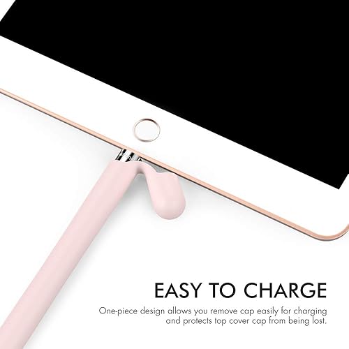 Miniatura 4 de AhaStyle Funda protectora de silicona antideslizante kit de correas de adaptador de cable añadido compatible con Apple Pencil de 1 generación