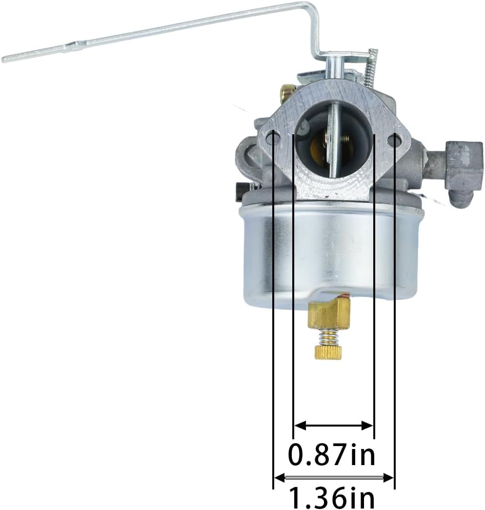 631921 Carburetor Compatible with Tecumseh 632284 631070 H22 H25 H30 H35 HT35 H40 Engine Carb+Gasket with 30727 30604 Air Filter Kit