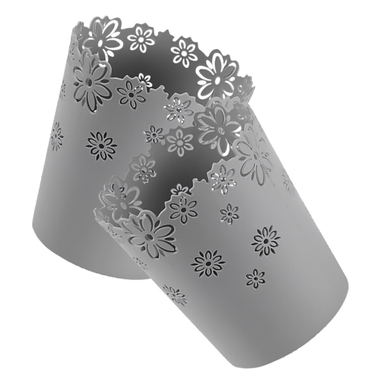 MAGICLULU 2pcs Mini Desktop Trash Can Plastic Storage Bin Small Trash Bin for Office Home Bedroom