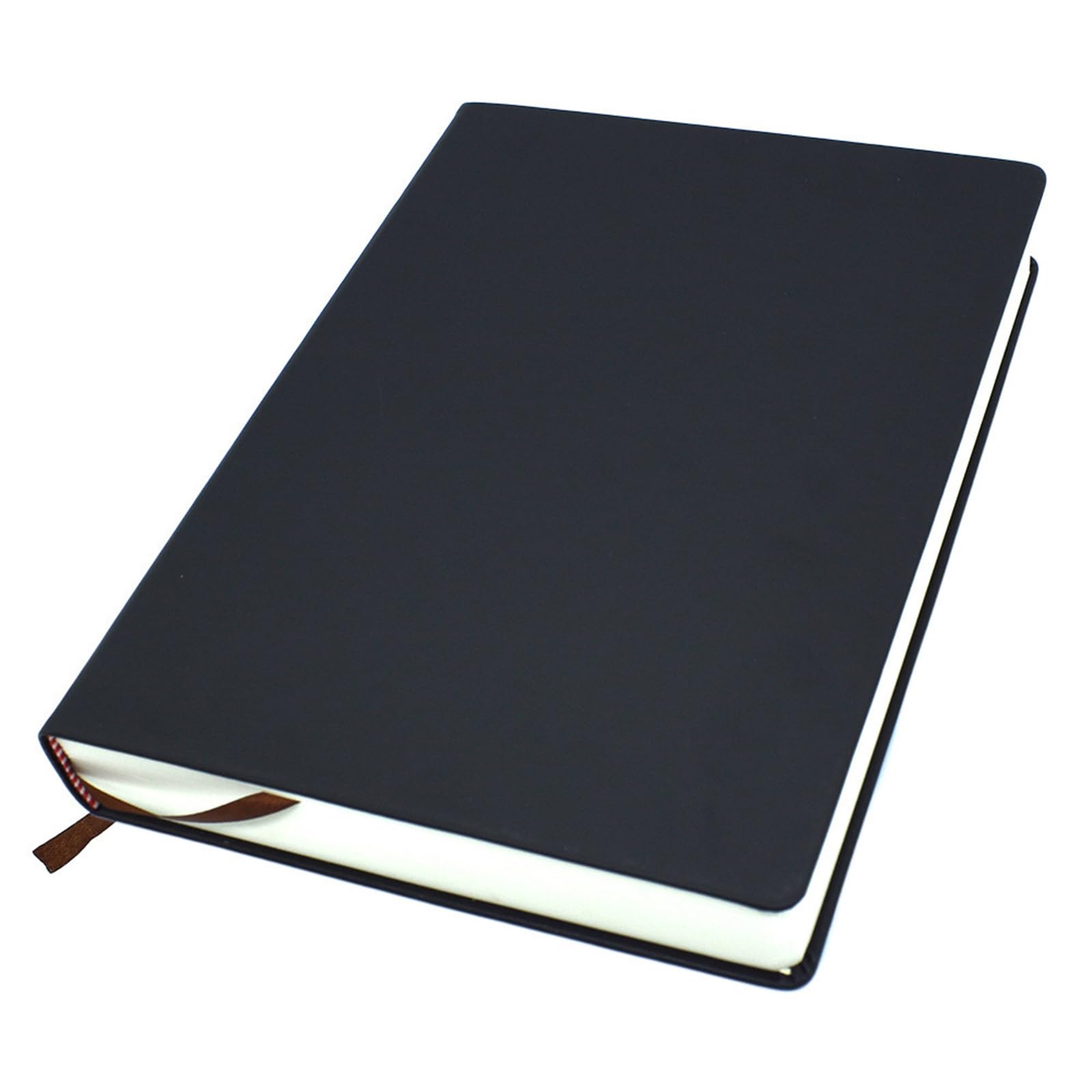 Taccuino spesso con copertina rigida, 660 pagine, con nastro non foderato, segnalibro in pelle, per scrivere, schizzi, disegni, agenda giornaliera