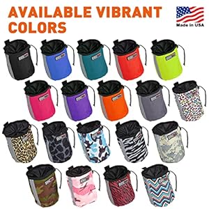   Dogline-Dog-Treat-Pouch-Puppy-Training-Bag-Pet-Kibbles-and-Snacks-Holder-Litter-Waste-Bags-Dispenser-with-Adjustable-Drawstring-Closure-Large-Capacity-with-Mesh-Pocket-Strong-Nylon-Material