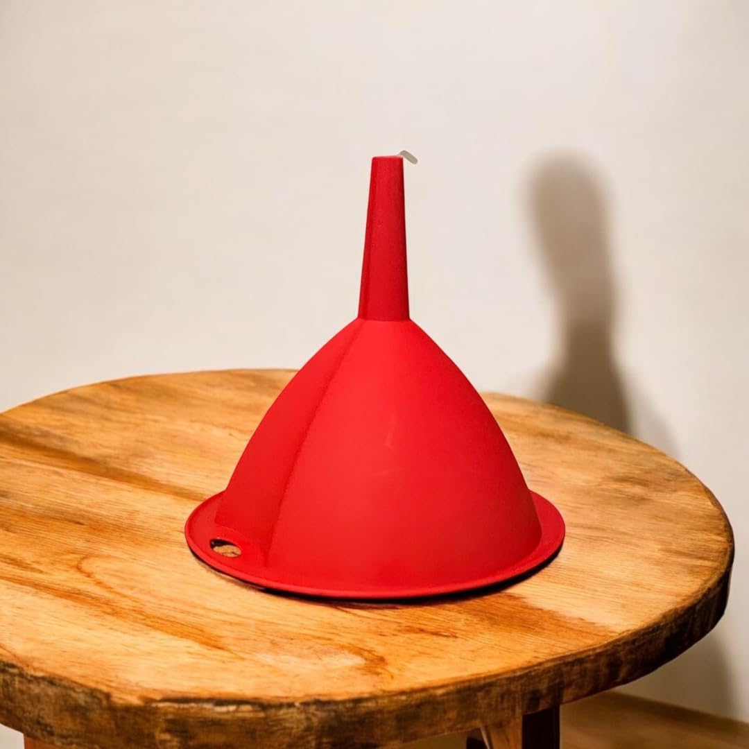 PARENCE.- Set di 3 imbuti in plastica per alimenti - diverse misure per cucina, garage e altro - facile da pulire e riporre - 3 pezzi