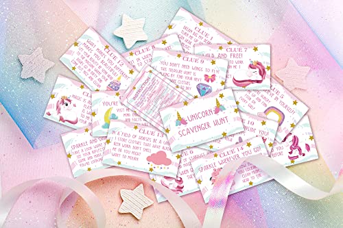 Juego de cartas para búsqueda del tesoro de cumpleaños miniatura 5