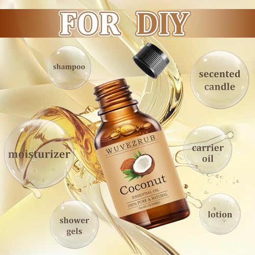 Aceite esencial de coco 240ML para aromaterapia miniatura 2