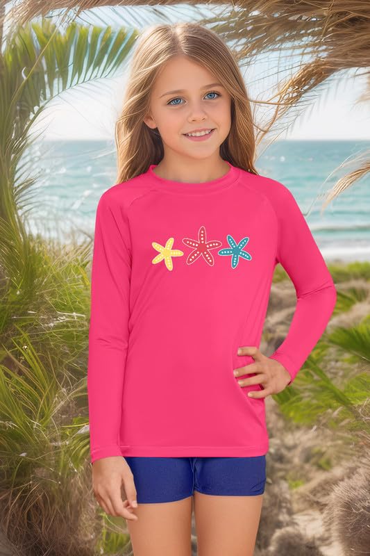 BesserBay Kids Sun Protective Long Sleeve Swim Shirt2