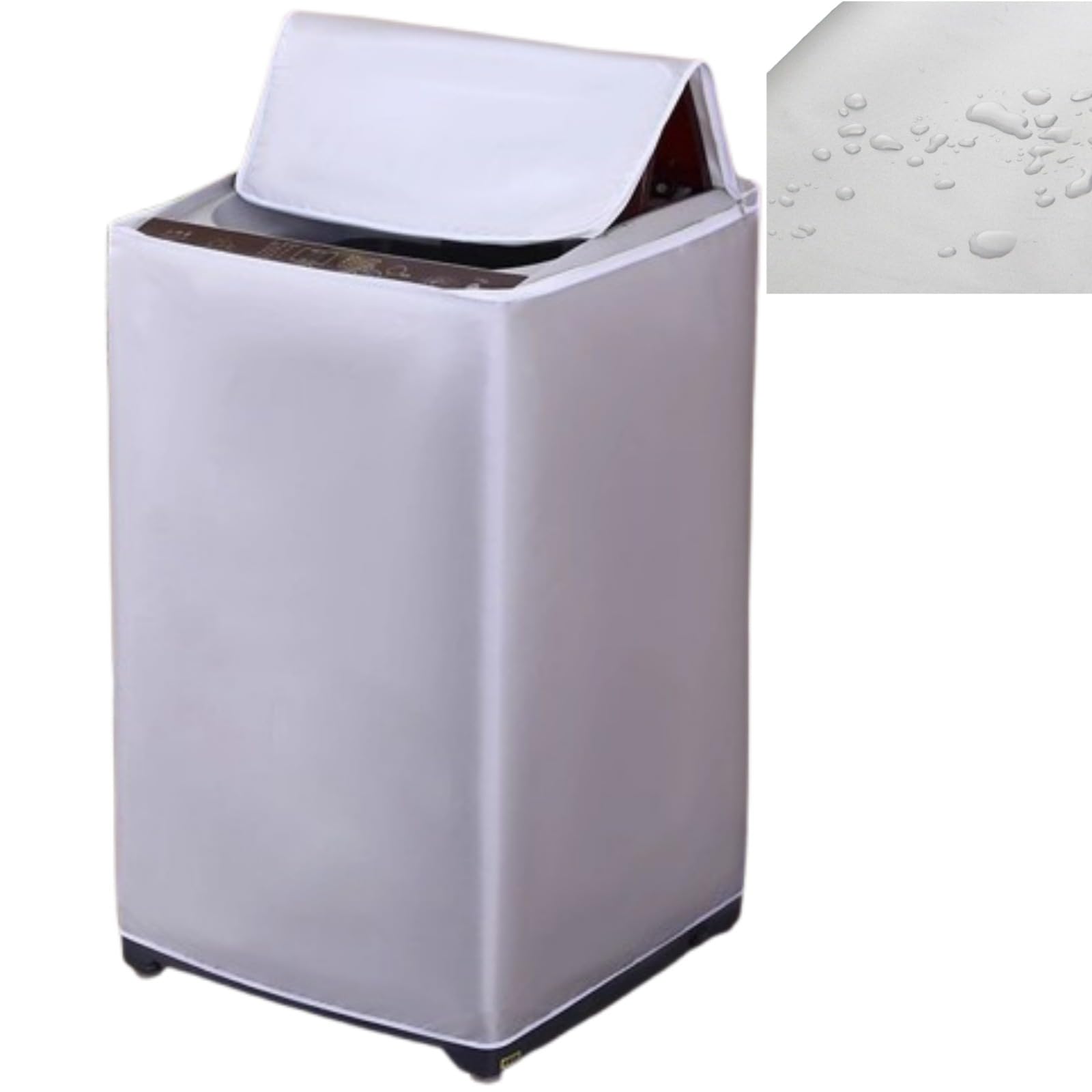 Washing Machine Cover, Protective Cover for Top Loading Dryer, Water and Dust Resistant, Colour (58 x 60 x 90 cm)
