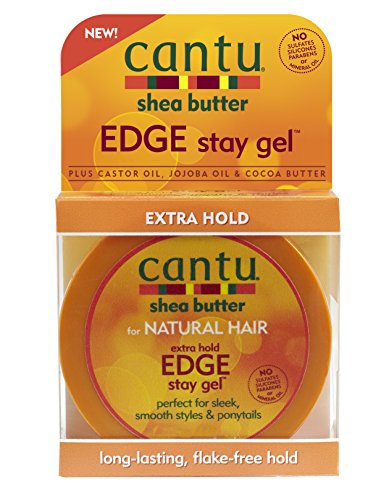 Cantu Shea Butter for Natural Hair Extra Hold Edge Stay Gel 2.25oz by Cantu Care