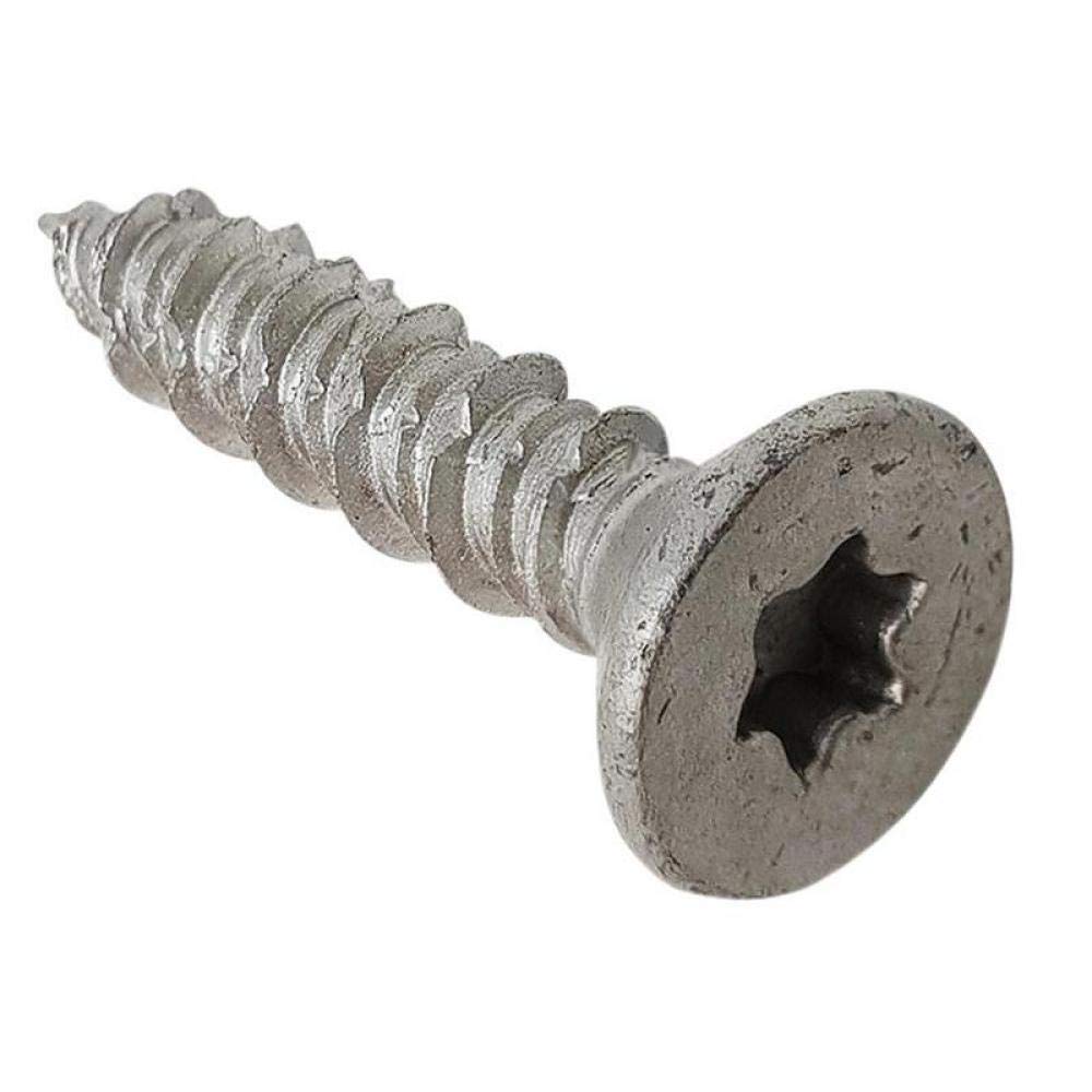 Forgefix Silver Techfast Masonry Screws Csk/Torx | 6.3 X 32Mm | Elementech | Box 100