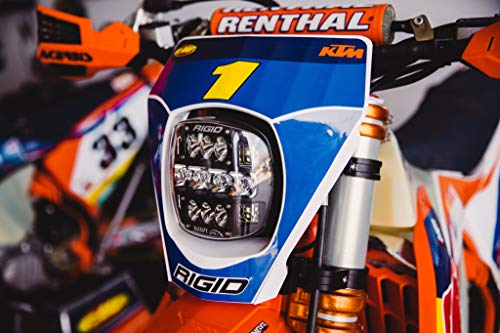 Rigid Industries – 300417 Adapt Xe Extreme Enduro Led Moto Kit – Led Light With 3 Lighting Zones – Gps Module (White) #TOP4