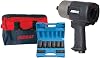 AIRCAT Pneumatic Tools 1770-XLK: 34-Inch Impact Wrench Kit with Refined Design Twin Hammer 1,600 ft-lbs