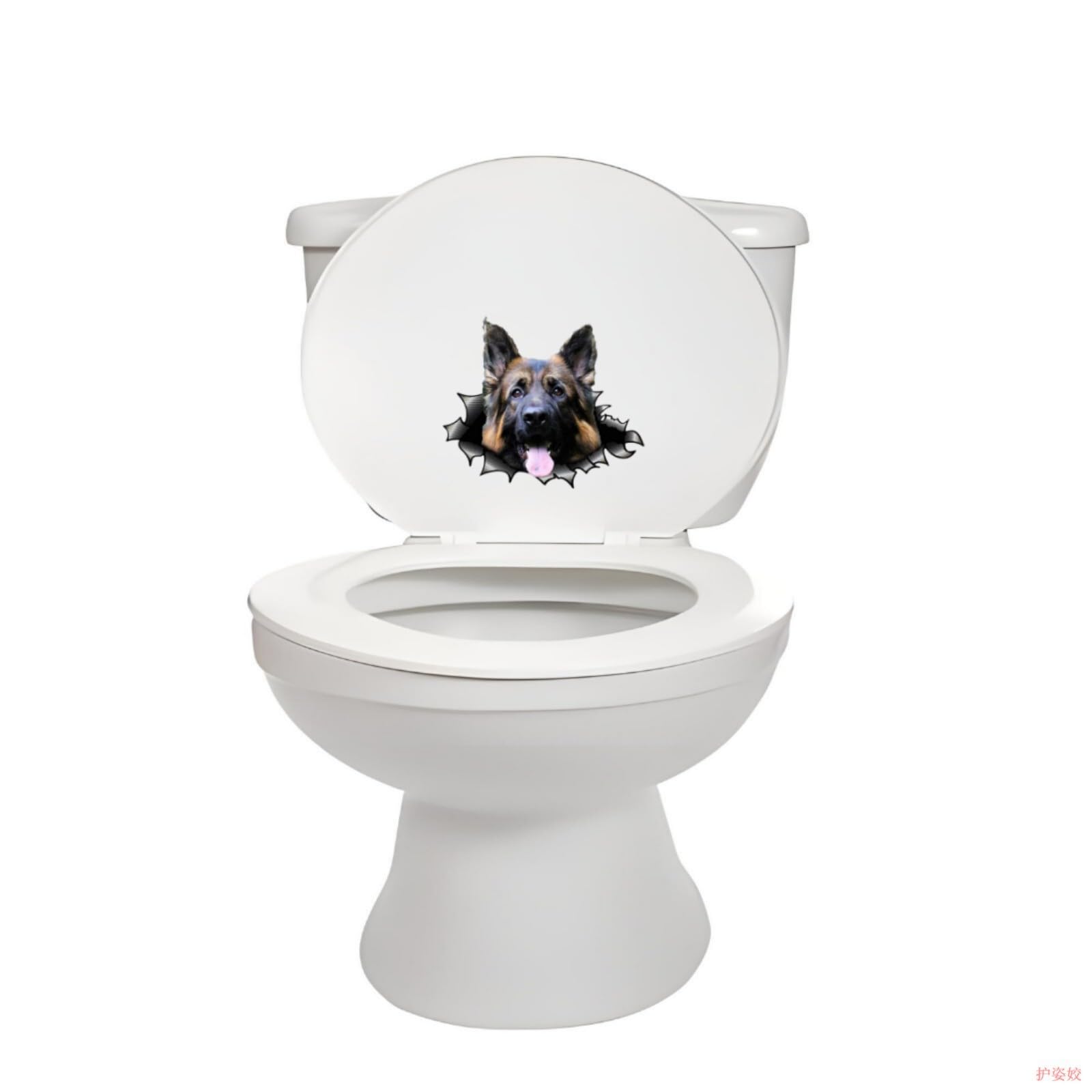 Adesivo per auto, 15 cm, motivo: cane da pastore tedesco, adesivo per auto, impermeabile, per animali domestici, con scritta in lingua tedesca