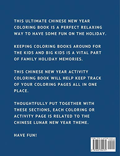 Chinese New Year Activity Coloring Book For Kids: 2021 Year of the Ox - Juvenile - Activity Book For Kids - Ages 3-10 - Spring Festival - Thumbnail 2