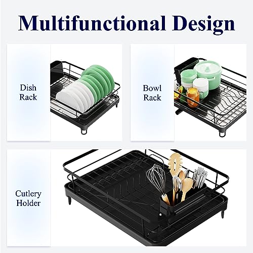 Kitsure-Dish-Drying-Rack-Space-Saving-Dish-Rack-Dish-Racks-for-Kitchen-Counter-Durable-Stainless-Steel-Kitchen-Drying-Rack-with-a-Cutlery-Holder-Drying-Rack-for-Dishes-Knives-Spoons4094