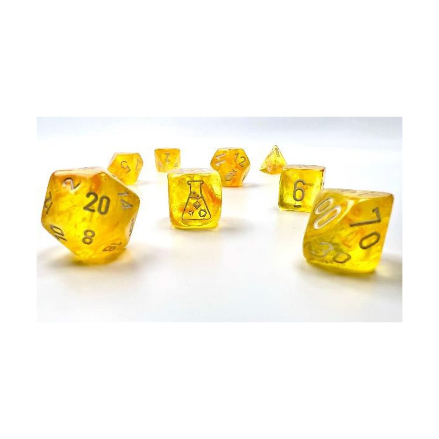 Amazon.com: DND Dice Set-Chessex D&D Dice-Lab Dice 6: Borealis