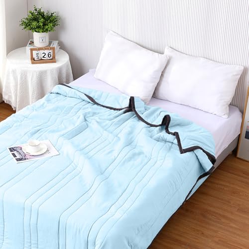 Kühldecke – Extra Weicher, Atmungsaktiver Kühlüberwurf, Wendbare Sommerdecke, Leichter Temperaturregulierender Bezug | Bequemes Schlafen Und Nachtruhe Für Bett, Sofa Und Häuser Bei Warmem Wetter