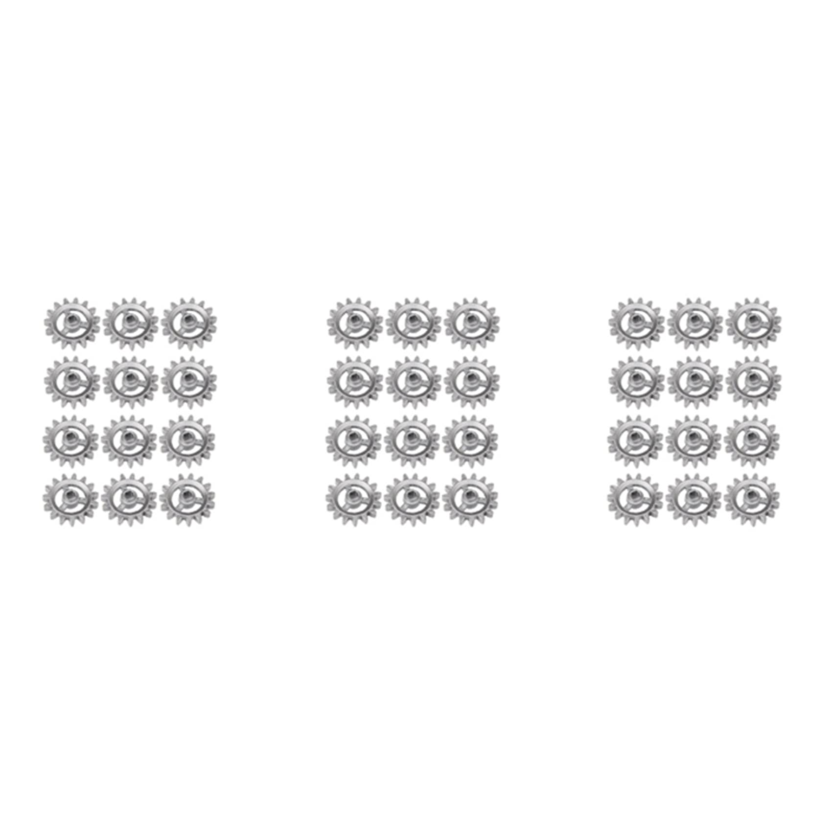 36X Ingranaggio Durevole Accessori Resistenti al Telaio per Barbecue Ingranaggio Parti DIY Mini Ruota Hardware Girevole Automatica nel Alluminio