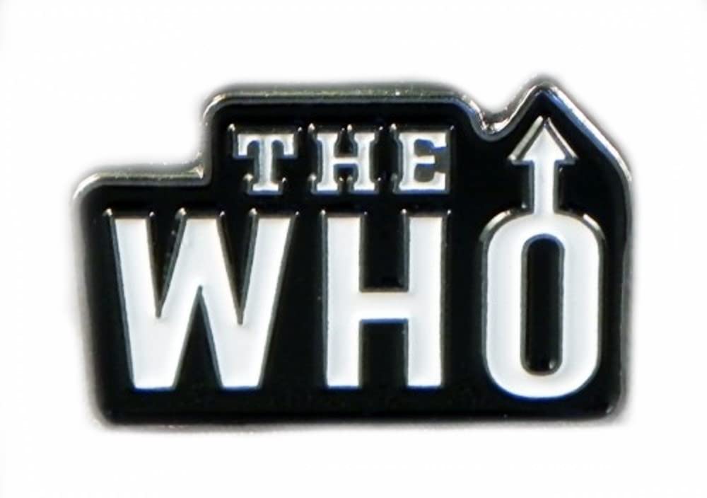 Mainly Metal Multi-Coloured Black Enamel Pin Badge The Who Music Rock Band Logo