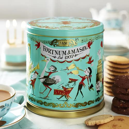 Fortnum and Mason Musical Birthday Biscuit Tin Selection Gift Present