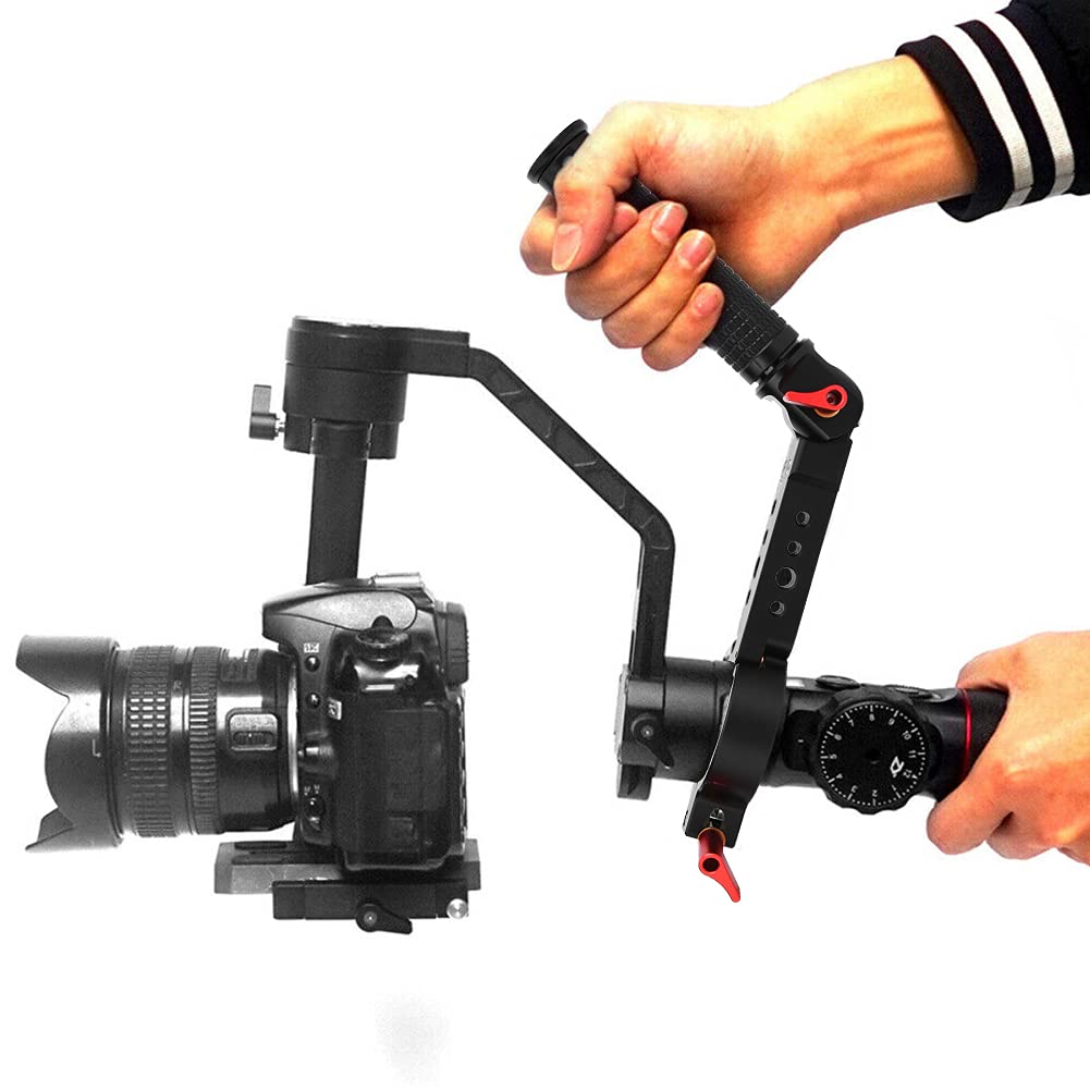 Impugnatura per Ronin S, stabilizzatore gimbal portatile Crane 2, staffa di estensione dell'imbragatura con cordino regolabile da 1/4 di pollice e 3/8 di pollice, estensore dell'im (Versione gru 2)