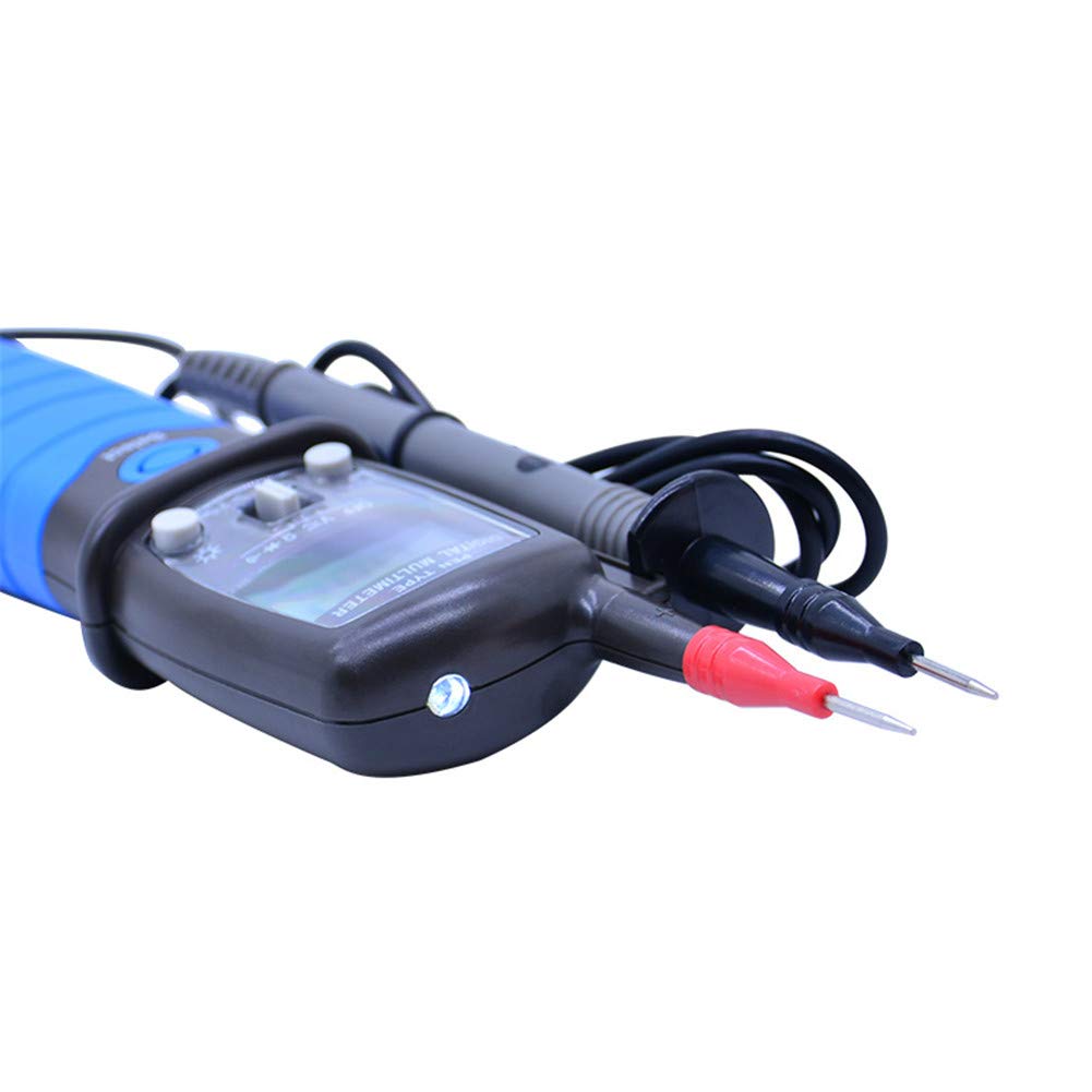 Multímetro Digital HoldPeak HP-38B Tipo Pluma - 2000 Recuentos, Medición CA/CC, Resistencia, Diodos, Con Luz De Fondo Y Linterna